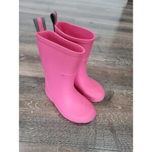 Totes Toddler Girl Pink Rainboots Size‎ 5-6 #2
